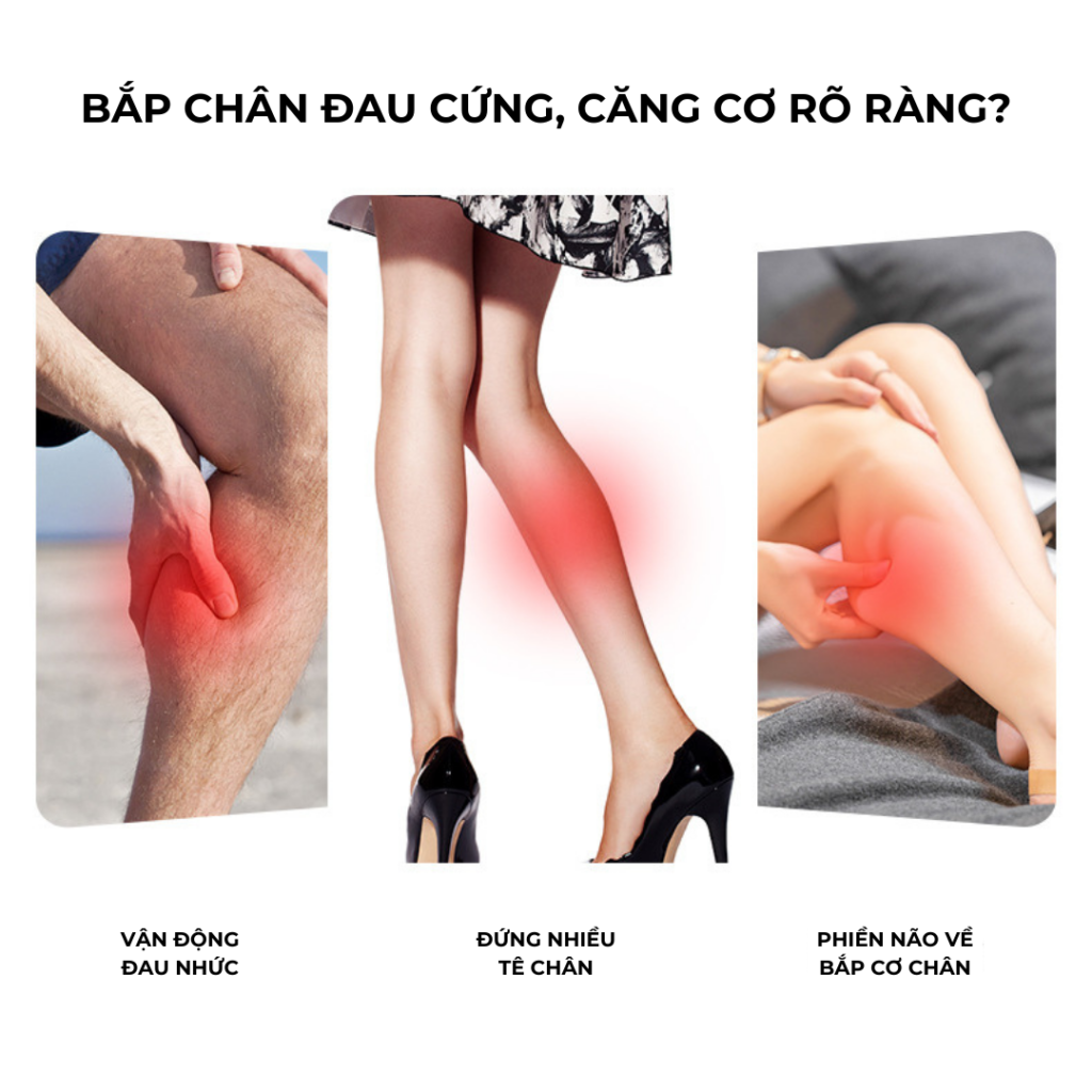 Máy Massage Bắp Chân Nén Túi Khí Chườm Nóng Cao Cấp