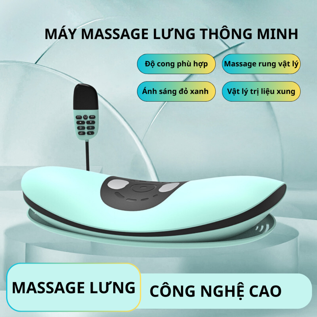 Máy Massage Lưng Cột Sống Giảm Đau Lưng Thoát Vị Đĩa Đệm